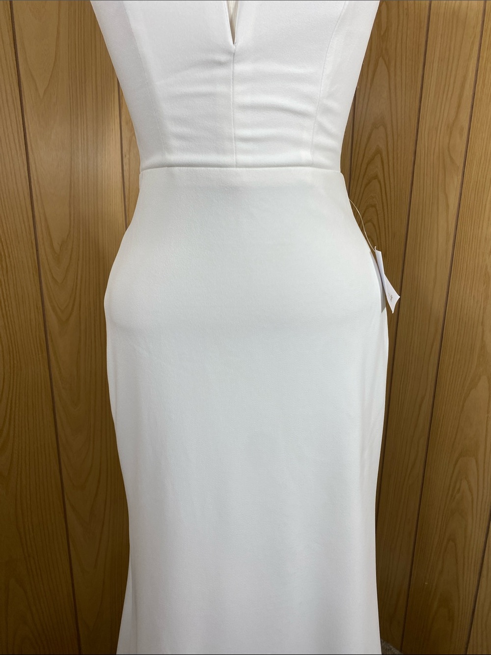 Lulus Long Lasting Love Ivory Lace V-neck Mermaid Dress Size XS NWT - Picture 6 of 16